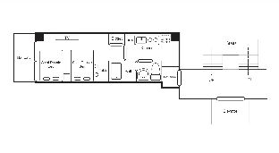 ［心斎橋］アパートメント（25m²）｜ 1ベッドルーム／1バスルーム