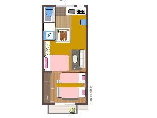 ［上野］アパートメント（45m²）｜ 1ベッドルーム／1バスルーム