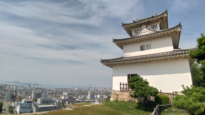 丸亀城の天守閣