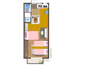 ［上野］アパートメント（45m²）｜ 1ベッドルーム／1バスルーム