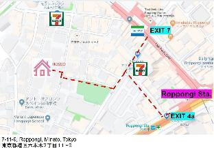 ［六本木］アパートメント（30m²）｜ 1ベッドルーム／1バスルーム